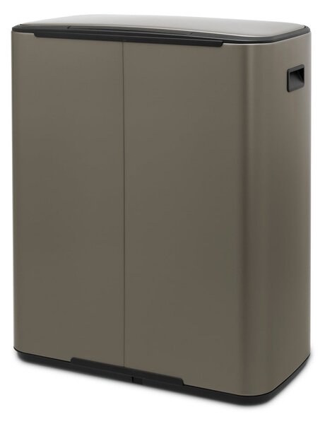 Szürke acél pedálos szemetes 60 l Bo – Brabantia
