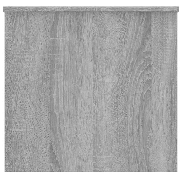 Szürke sonoma színű szerelt fa dohányzóasztal 102x55,5x52,5 cm