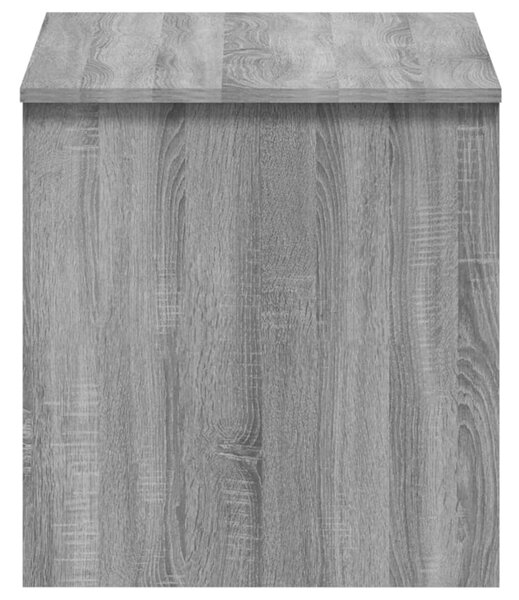 Szürke sonoma színű szerelt fa dohányzóasztal 102x50,5x52,5 cm