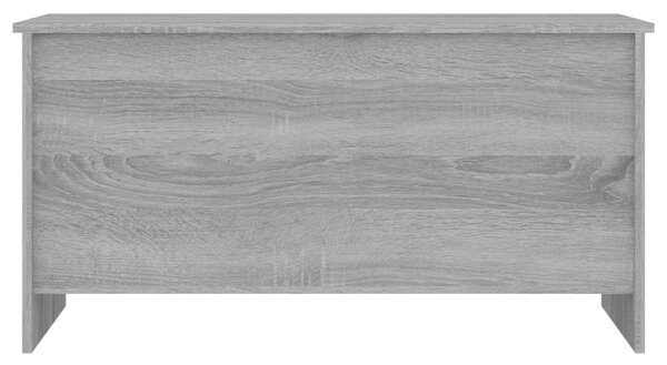 Szürke sonoma színű szerelt fa dohányzóasztal 102x55,5x52,5 cm