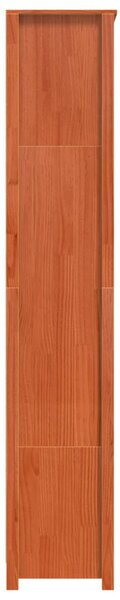 Könyvespolc Faggyú barna 80 x 35 x 183 cm Tömör fenyőfa