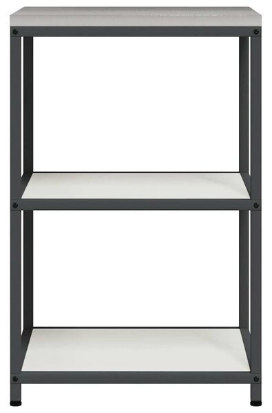 Konyhai Tárolás polcokkal tárolóval Fehér 60 x 50 x 92 cm Acél