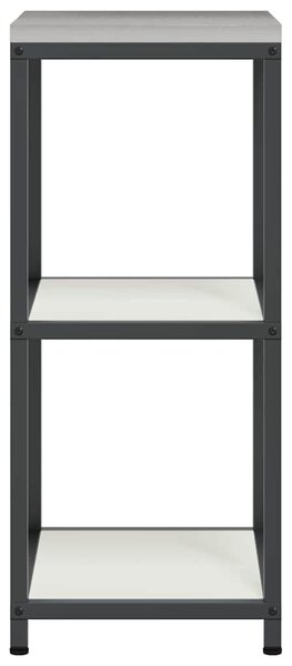 Konyhai Tárolás polcokkal tárolóval Fehér 40 x 50 x 92 cm Acél
