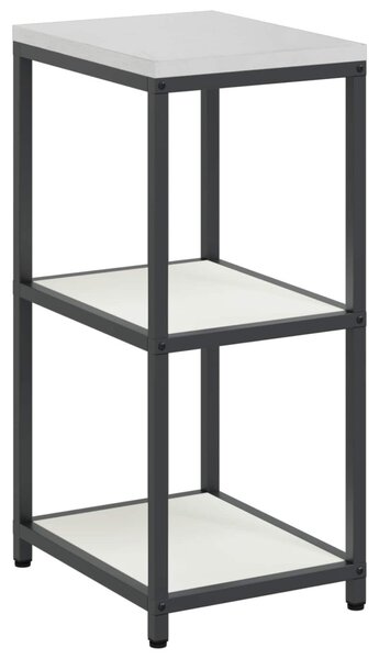Konyhai Tárolás polcokkal tárolóval Fehér 40 x 50 x 92 cm Acél