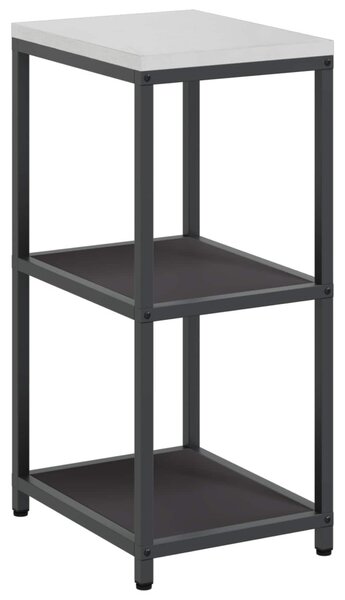 Konyhai Tárolás polcokkal tárolóval Fekete 40 x 50 x 92 cm Acél