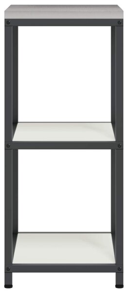 Konyhai Tárolás polcokkal tárolóval Fehér 40 x 50 x 92 cm Acél