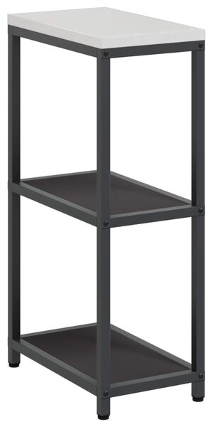 Konyhai Tárolás polcokkal tárolóval Fekete 30 x 50 x 92 cm Acél
