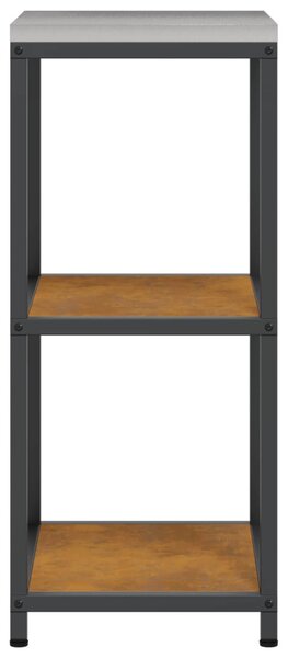 Konyhai Tárolás polcokkal Rozsdás 40 x 50 x 92 cm Acél