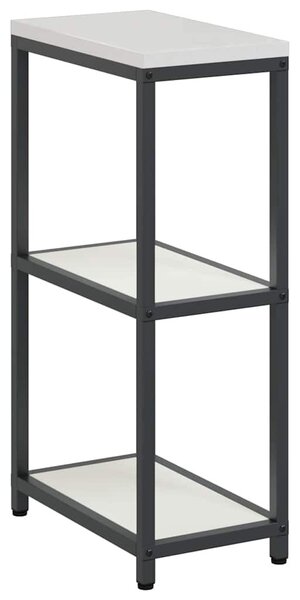 Konyhai Tárolás polcokkal tárolóval Fehér 30 x 50 x 92 cm Acél