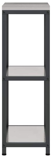 Konyhai Tárolás polcokkal tárolóval Ezüst 30 x 50 x 92 cm Acél