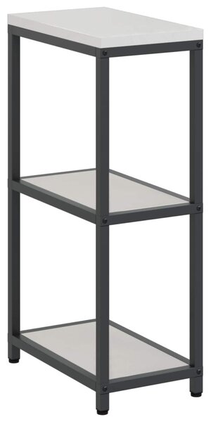 Konyhai Tárolás polcokkal tárolóval Ezüst 30 x 50 x 92 cm Acél