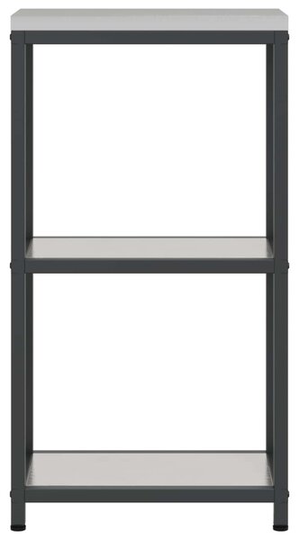 Konyhai Tárolás polcokkal tárolóval Ezüst 30 x 50 x 92 cm Acél