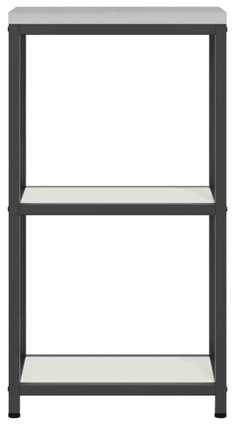Konyhai Tárolás polcokkal tárolóval Fehér 30 x 50 x 92 cm Acél