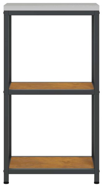 Konyhai Tárolás polcokkal Rozsdás 30 x 50 x 92 cm Acél