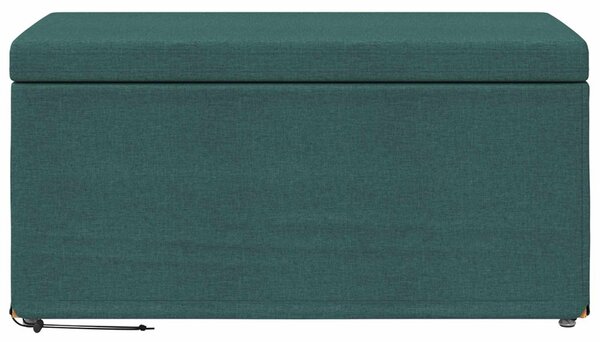 Zsámoly Sötétzöld 81 x 41 x 40 cm Szövet és faszerkezet