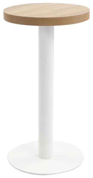 Világosbarna MDF bisztróasztal 40 cm