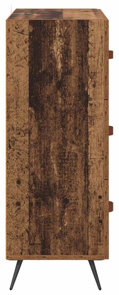 Fiókos szekrény fiókkal Öreg fa 69,5 x 34 x 90 cm Mérnöki fa