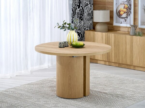 Asztal Houston 2146, 79cm, Világos fa, Tölgy