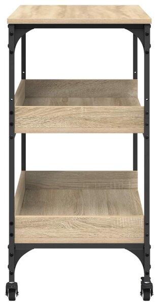 Konyhai kocsi Sonoma tölgy 60 x 41 x 80,5 cm Faanyag