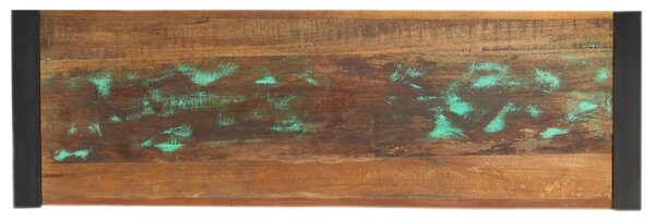 Tömör újrahasznosított fa tálalóasztal 110 x 35 x 76 cm