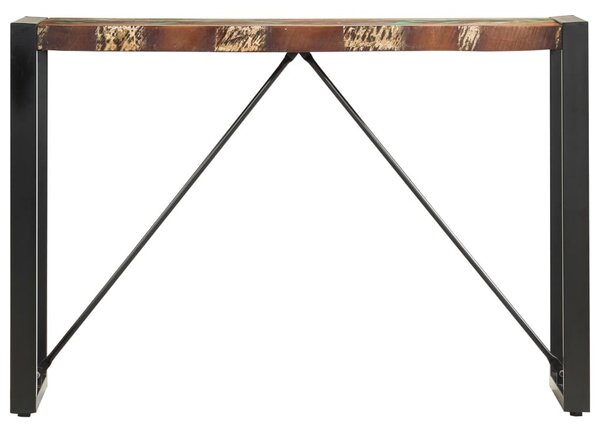 Tömör újrahasznosított fa tálalóasztal 110 x 35 x 76 cm