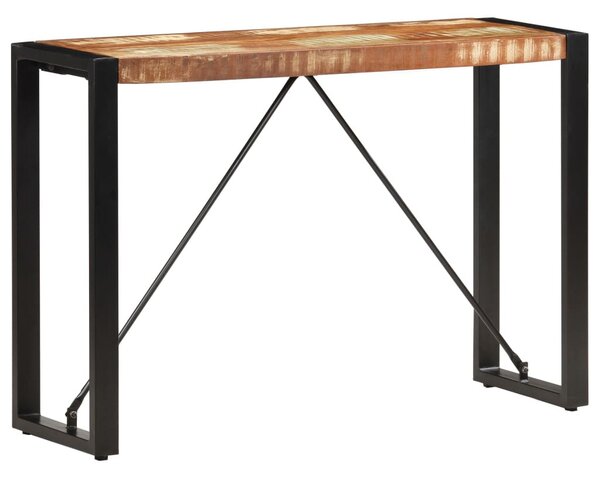 Tömör újrahasznosított fa tálalóasztal 110 x 35 x 76 cm