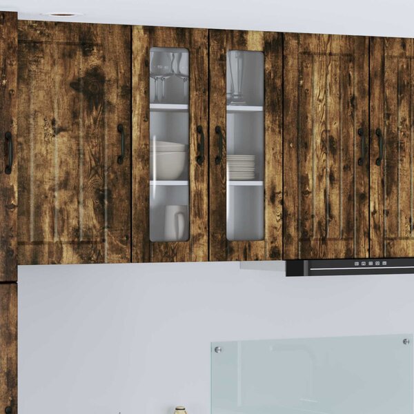 Mosogatógép panel Lucca Füstös Tölgy 60 x 31 x 80 cm Szerelt Fa
