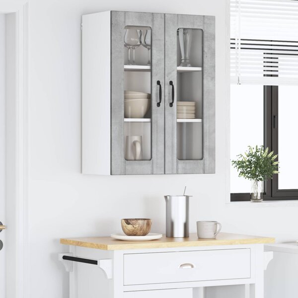 Mosogatógép panel Lucca Betonszürke 60 x 31 x 80 cm Szerelt Fa