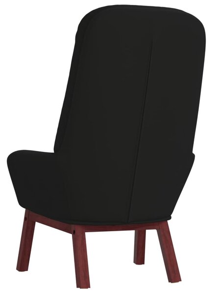 Fekete bársony pihenőszék