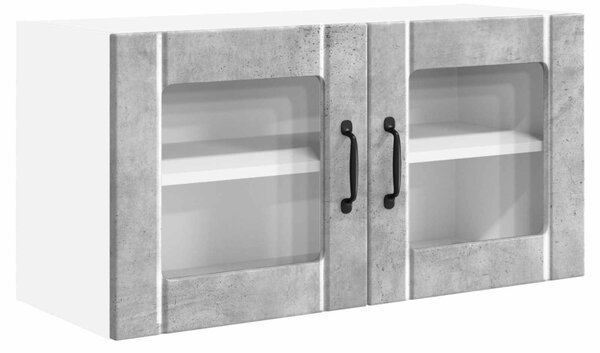 Mosogatógép panel ajtóval Beton Szürke 80 x 31 x 40 cm Faanyag