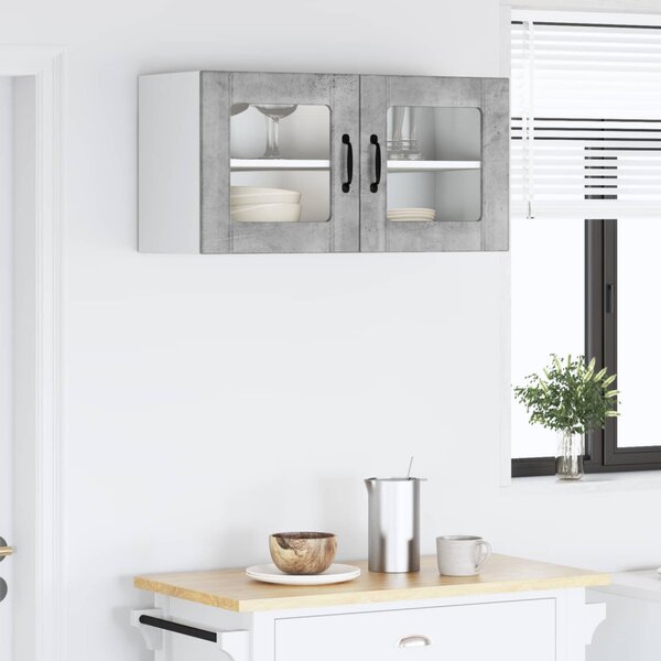 Mosogatógép panel ajtóval Beton Szürke 80 x 31 x 40 cm Faanyag