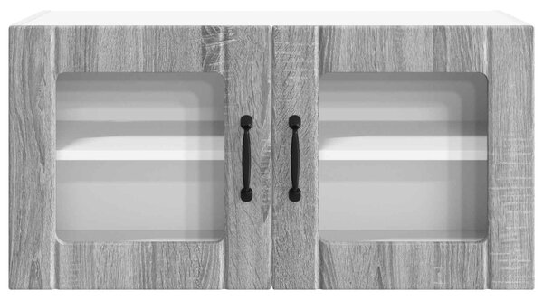 Mosogatógép panel ajtóval Szürke Sonoma 80 x 31 x 40 cm Faanyag