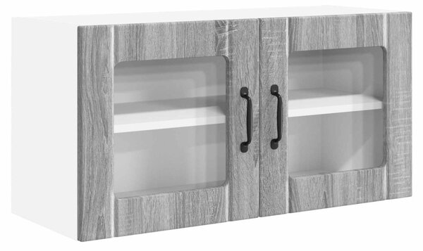 Mosogatógép panel ajtóval Szürke Sonoma 80 x 31 x 40 cm Faanyag