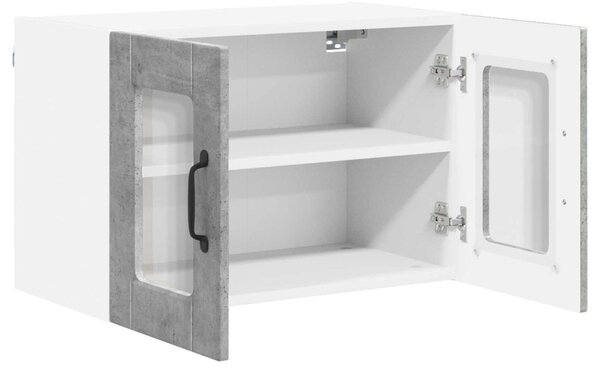 Konyhaszekrény polcokkal Beton Szürke 60 x 31 x 40 cm Faanyag