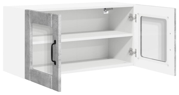 Mosogatógép panel ajtóval Beton Szürke 80 x 31 x 40 cm Faanyag