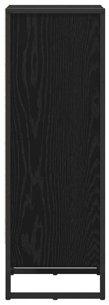Könyvespolc Fekete tölgy 40 x 30 x 86,5 cm Faanyag