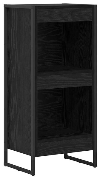 Könyvespolc Fekete tölgy 40 x 30 x 86,5 cm Faanyag