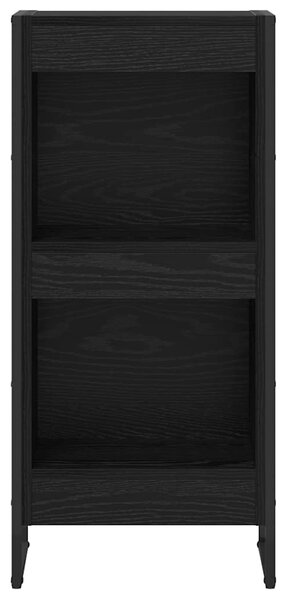 Könyvespolc Fekete tölgy 40 x 30 x 86,5 cm Faanyag