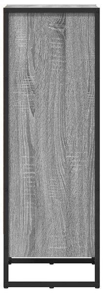 Könyvespolc 40 x 30 x 86,5 cm Szerelt Fa Szürke Sonoma