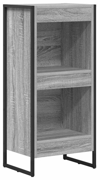 Könyvespolc 40 x 30 x 86,5 cm Szerelt Fa Szürke Sonoma