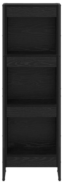 Könyvespolc Fekete tölgy 40 x 30 x 121 cm Faanyag