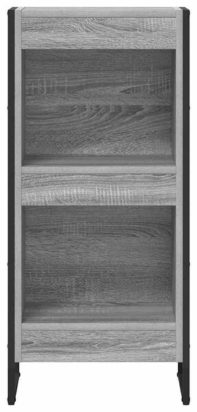 Könyvespolc 40 x 30 x 86,5 cm Szerelt Fa Szürke Sonoma