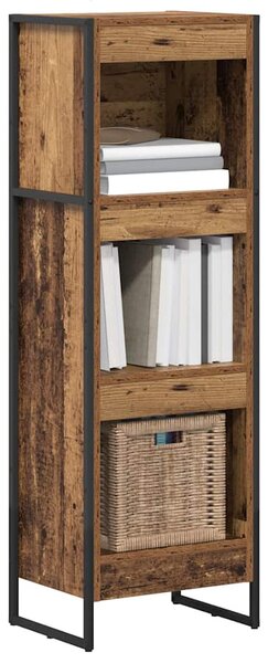 Könyvespolc Öreg fa 40 x 30 x 121 cm Faanyag