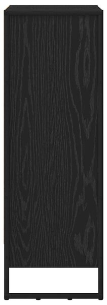 Könyvespolc Fekete tölgy 60 x 30 x 86,5 cm Faanyag