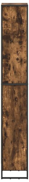 Könyvespolc 40 x 30 x 189,5 cm Szerelt Fa Füstös tölgy