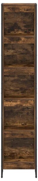 Könyvespolc 40 x 30 x 189,5 cm Szerelt Fa Füstös tölgy