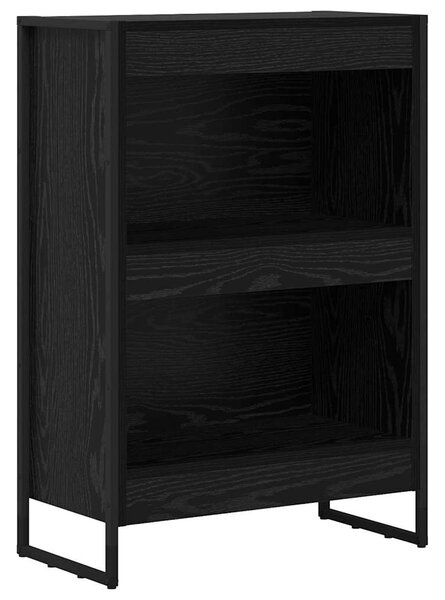 Könyvespolc Fekete tölgy 60 x 30 x 86,5 cm Faanyag