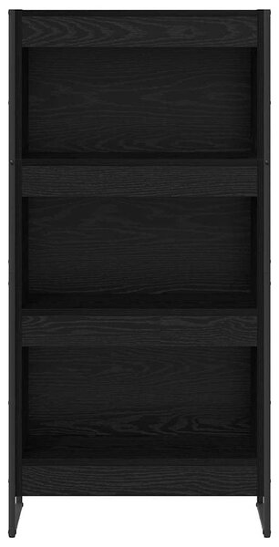 Könyvespolc Fekete tölgy 60 x 30 x 121 cm Faanyag