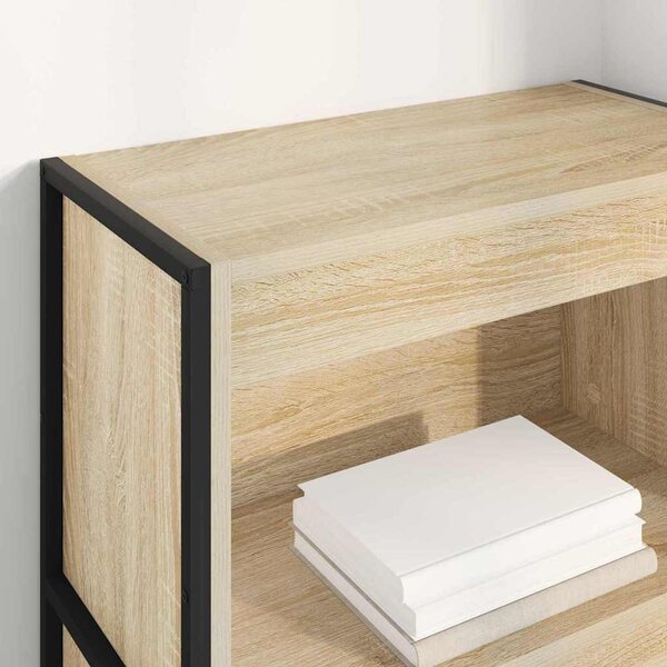 Könyvespolc Sonoma 60 x 30 x 121 cm Faanyag