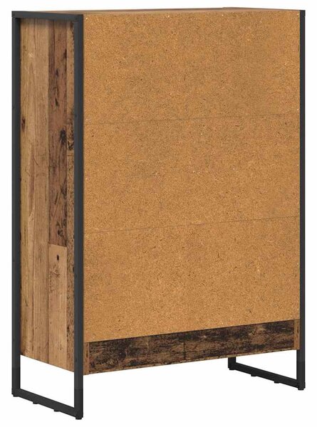 Könyvespolc Öreg fa 60 x 30 x 86,5 cm Faanyag